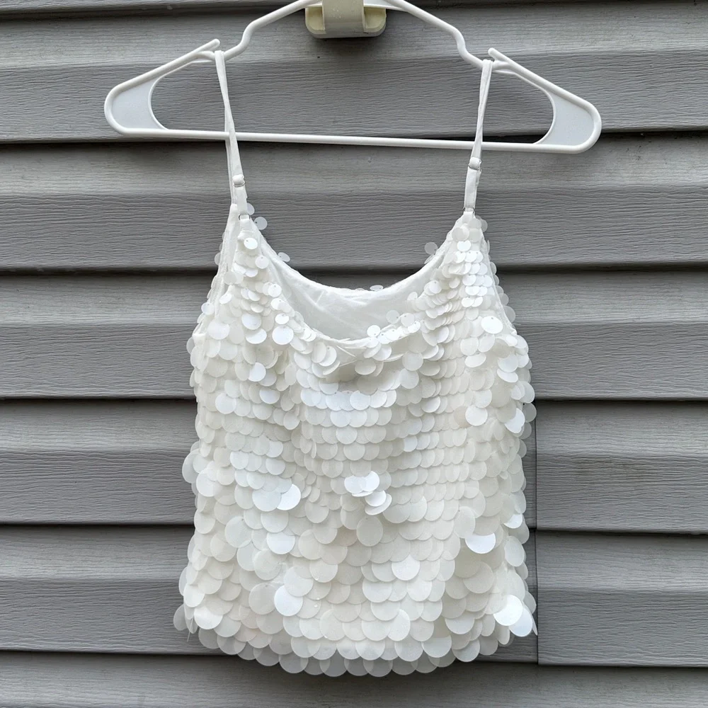 Peppermayo | NWT Britta Sequin Cami Top size 4 - Picture 2 of 5